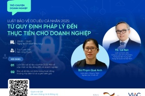 [Sự kiện hỗ trợ] Trò chuyện Doanh nghiệp – Luật Bảo vệ Dữ liệu cá nhân 2025: Từ quy định pháp lý đến thực tiễn cho doanh nghiệp