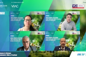 VIAC and AusCham co-organized Webinar 02 on Green Finance in Vietnam: Legal Framework, Risk and Practical Access for Businesses