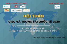 Hội thảo CISG và Trọng tài quốc tế 2020