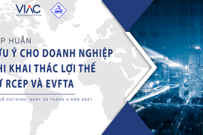 Lớp tập huấn "Lưu ý cho doanh nghiệp khi khai thác lợi thế từ RCEP và EVFTA"