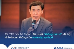 TS. TTV. Võ Trí Thành đề xuất “không hồi tố” để hộ kinh doanh không còn nơm nớp sợ thuế