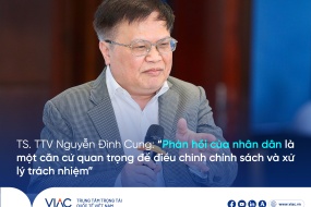 TS. TTV Nguyễn Đình Cung: “Phản hồi của nhân dân là một căn cứ quan trọng để điều chỉnh chính sách và xử lý trách nhiệm”