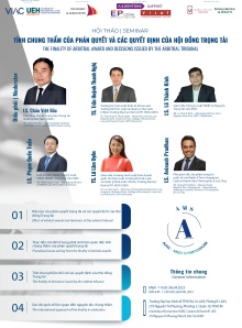 Seminar: The finality of arbitral award and decisions issued by the arbitral tribunal
