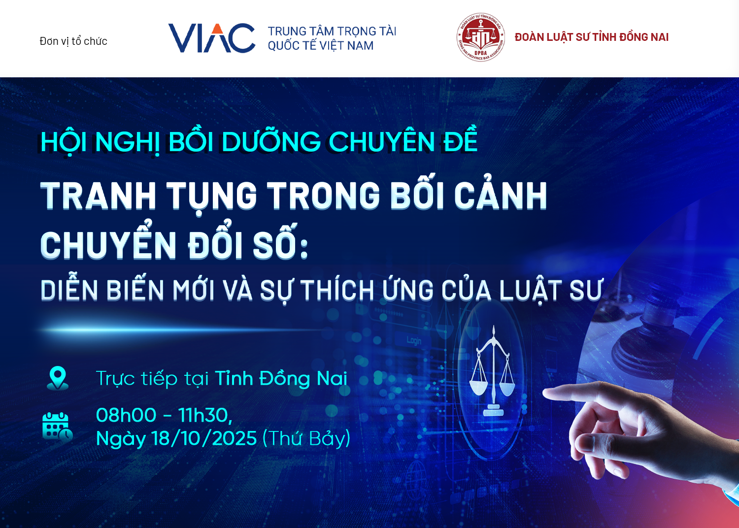 Hội nghị bồi dưỡng chuyên đề "Tranh tụng trong bối cảnh chuyển đổi số: Diễn biến mới và sự thích ứng của Luật sư"