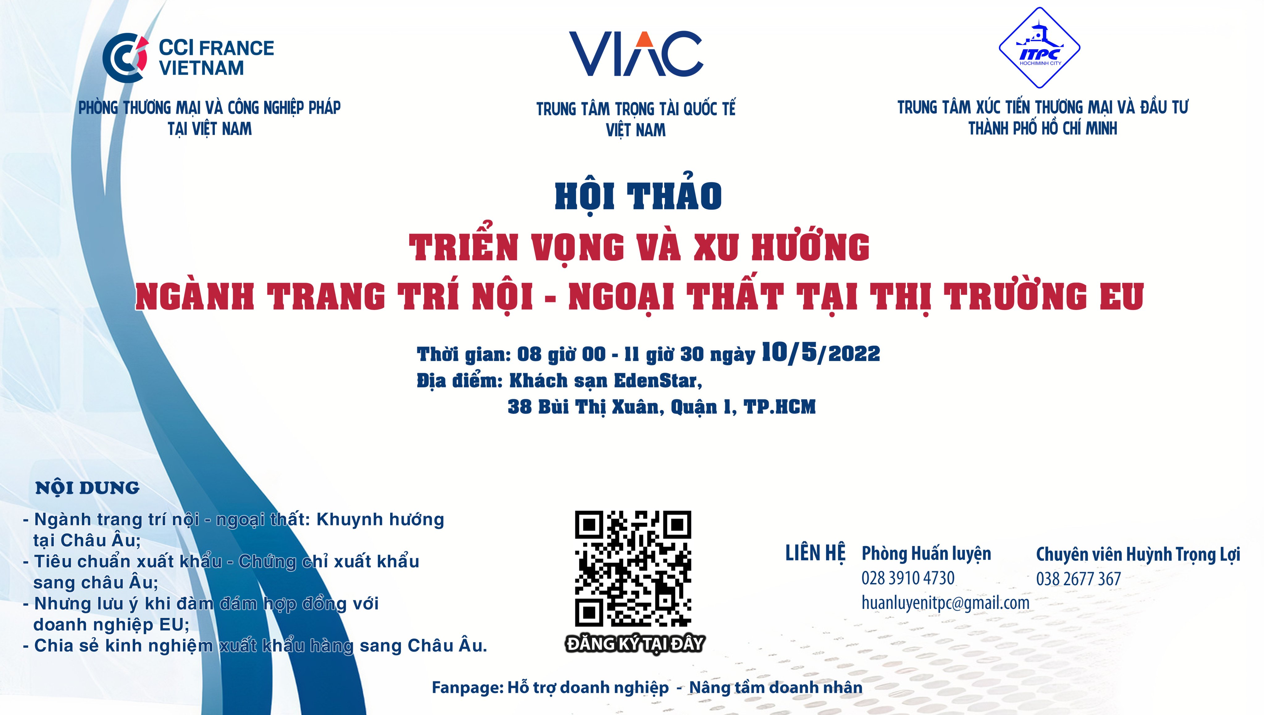 Hội thảo "Triển vọng và xu hướng ngành trang trí nội - ngoại thất thị trường EU"