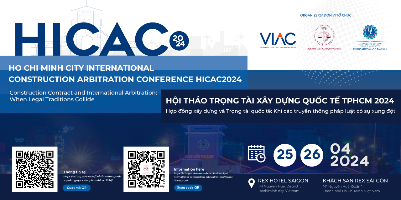 Hội thảo Trọng tài Xây dựng Quốc tế Tp. Hồ Chí Minh 2024 (HICAC2024)