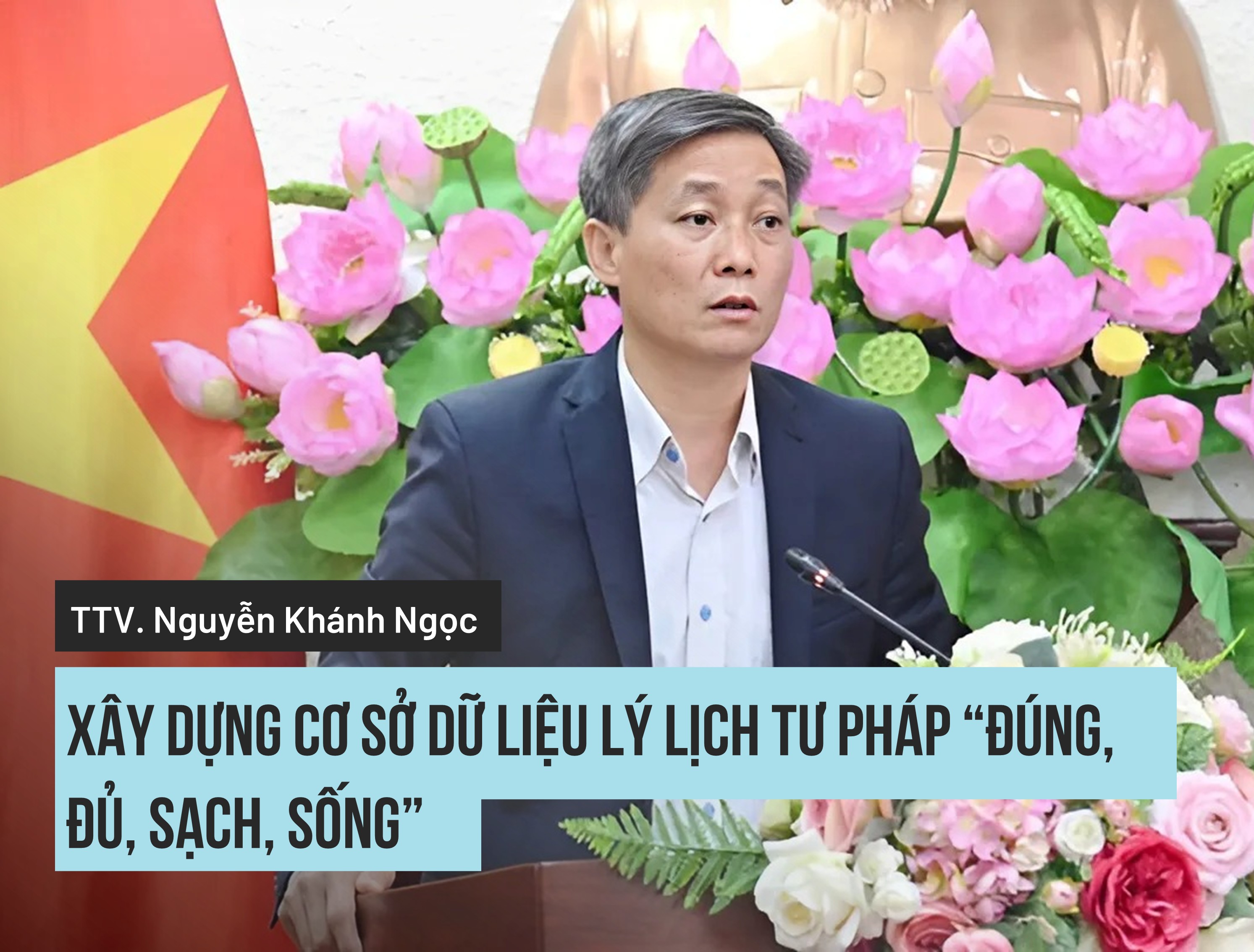 Thứ trưởng Bộ Tư pháp, Trọng tài viên VIAC Nguyễn Khánh Ngọc: Con người là trung tâm, mục tiêu, chủ thể và động lực phát triển đất nước