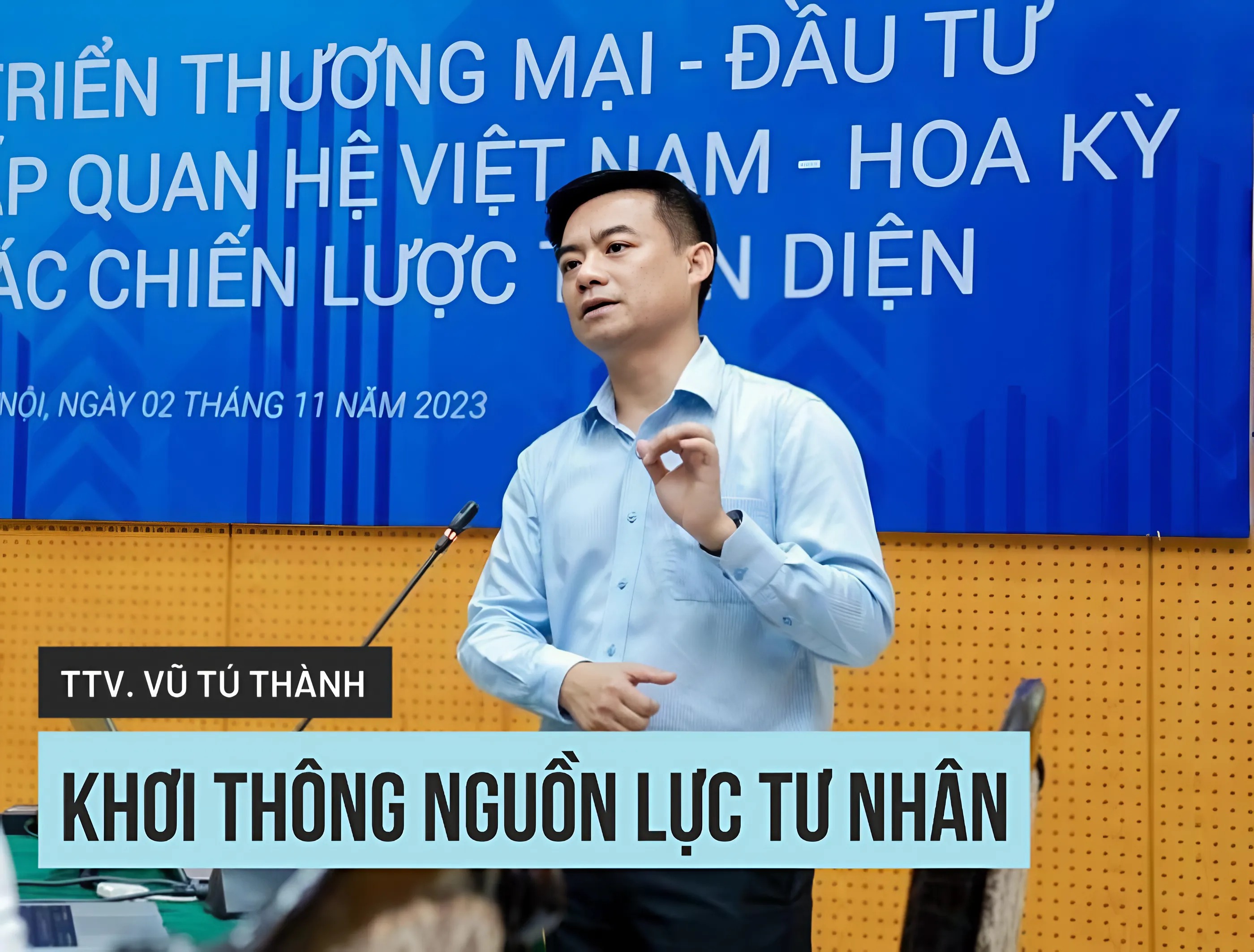 ThS., Trọng tài viên Vũ Tú Thành: Khơi thông nguồn lực tư nhân